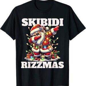 Rizz Christmas Santa Funny Xmas Skibidi Rizzmas Shirt ((Read Description))